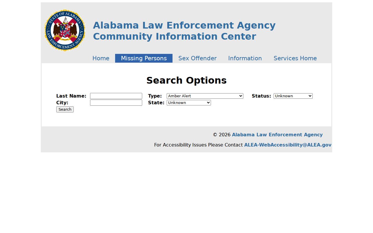 ALEA fugitive search blank public controls